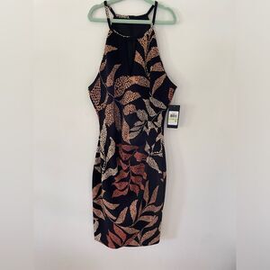 Guess Woman's black bodycon above the knee dress size 4 NWT